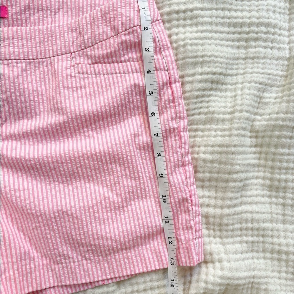 Lilly Pulitzer Pink Seersucker Shorts - Picture 6 of 10